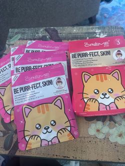 The Crème Shop Be Purr-Fect Skin Face Masks