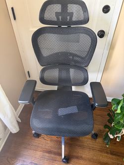 Ergonomic Mesh Office Chair with Headrest (Nouhaus)