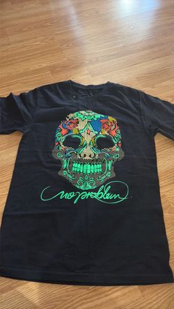 No Problem Sugar Skull Graphic T-Shirt