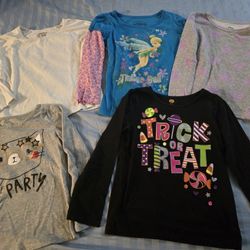 Toddler full sleeves shirts, fits like 4-5 years old. Total 9 pieces for $10