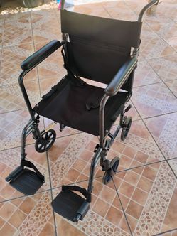 Folding wheelchair light