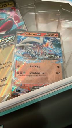 Reshiram Ex Journey Together Promo Card