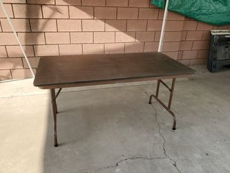 Wooden Calapsable Table "60 By "30