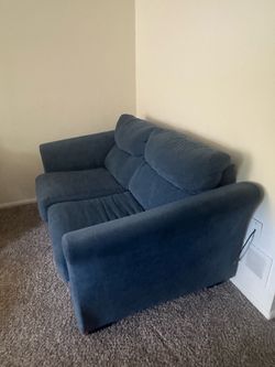 Blue couch