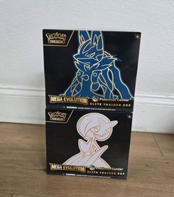 Mega Evolution Gardevoir and Lucario Pokemon Center Elite Trainer Box ETB