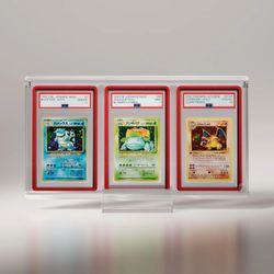 PSA Phantom Display Triple Acrylic Display for GradedGuard