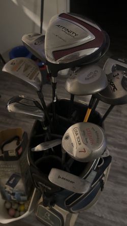 Mixed Golf Club Set with Bag