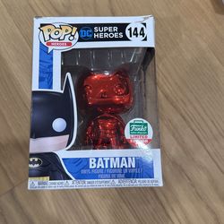 Funko POP! Heroes #144 Batman Red Chrome DC Limited Edition Exclusive