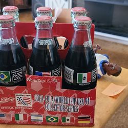 1994 World Cup Collector Set Coke Bottles