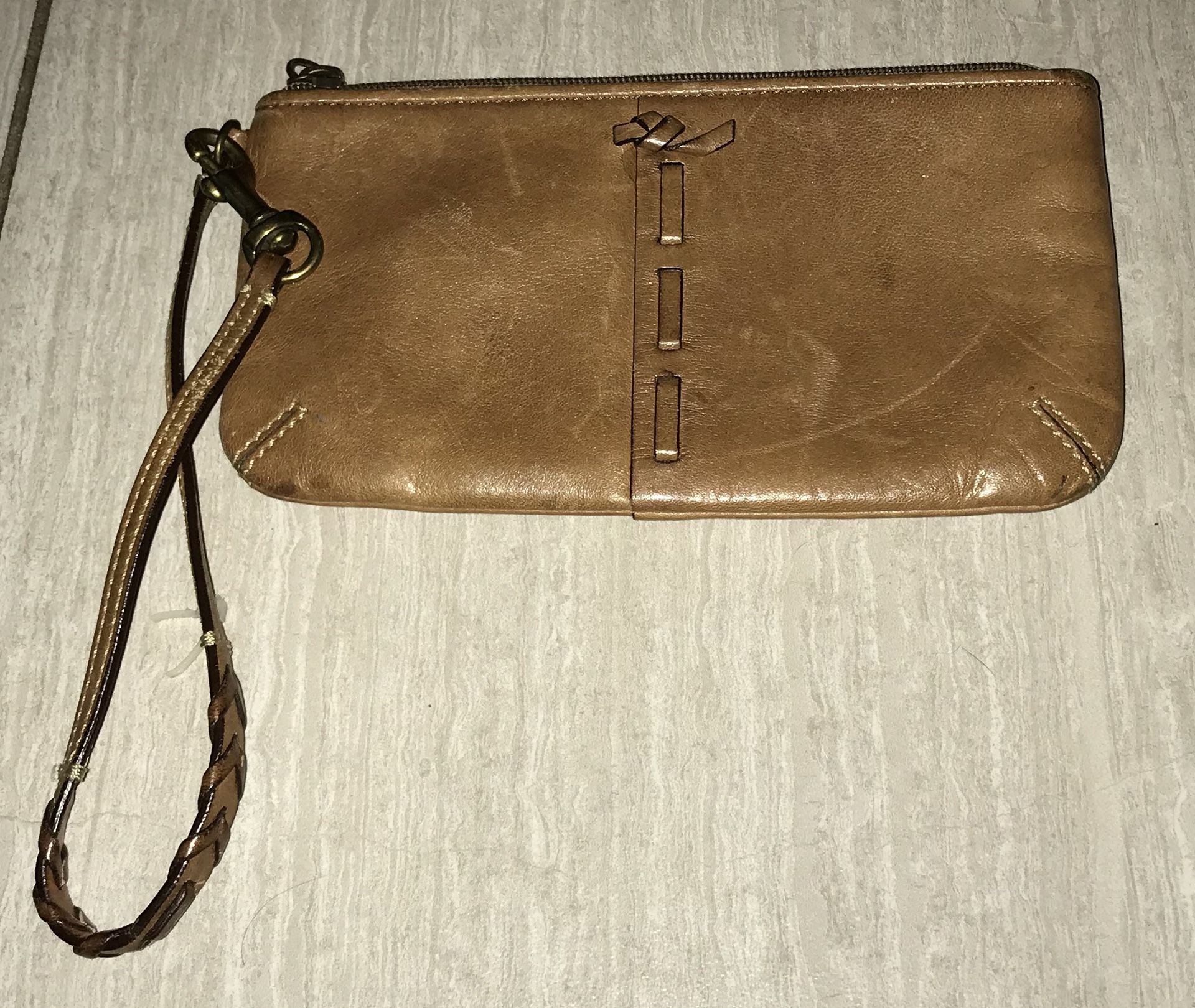 Coach leather Wristlet