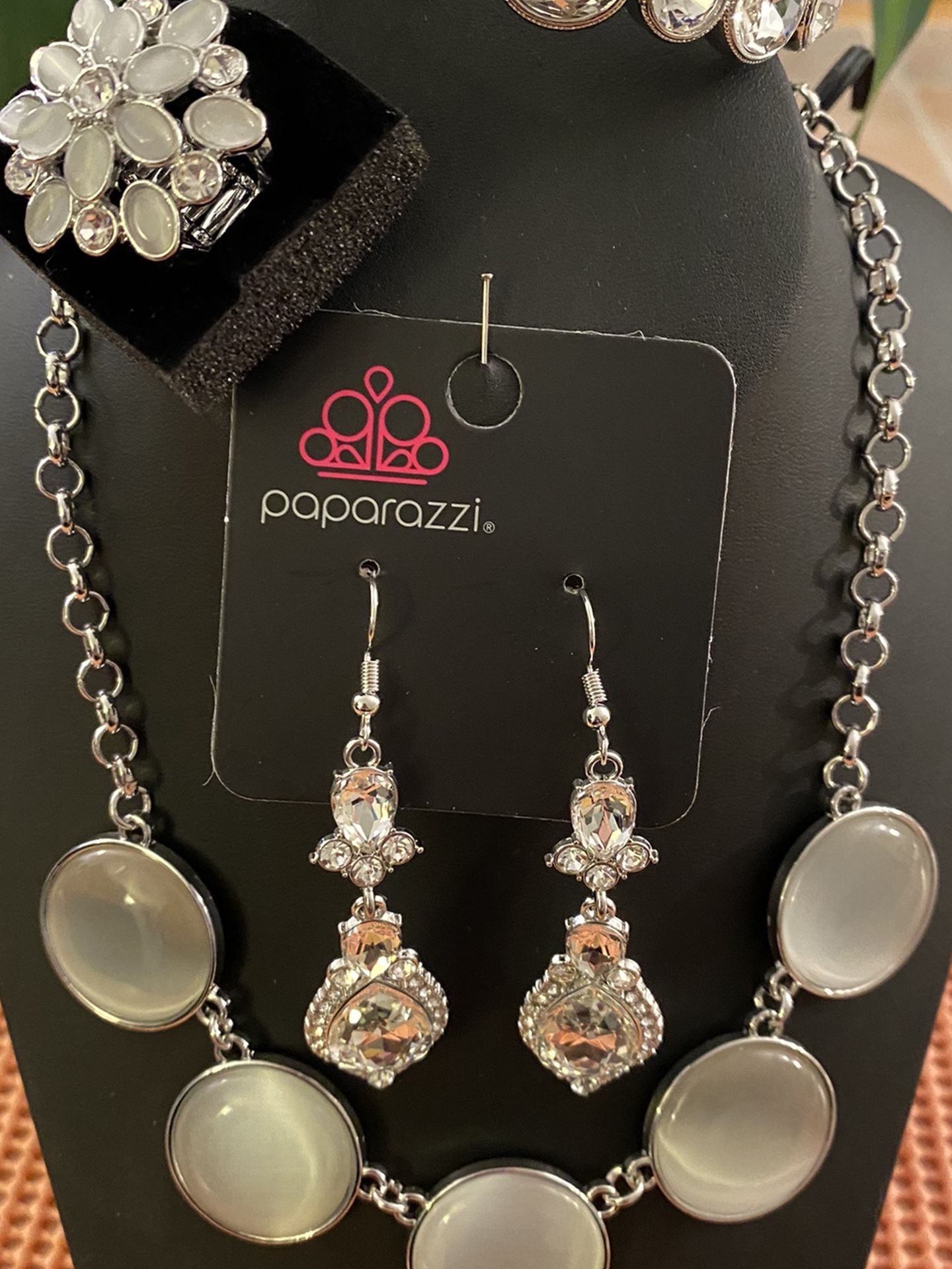 Jewelry Moonstone/Rhinestone