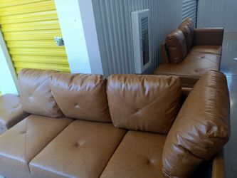 Sofa with ottoman