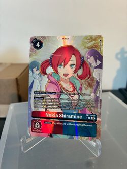 Digimon Card Nokia Shiramine EX13-067 Rare Holo
