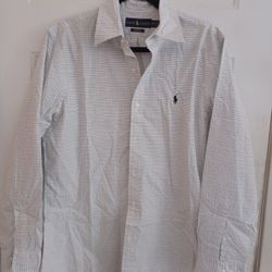 Ralph Lauren Mens Custom Fit Button Shirt