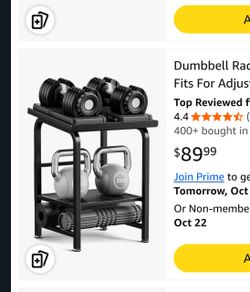 Dumbbell Rack For Adjustable Dumbbells NEW 500lbs max weight