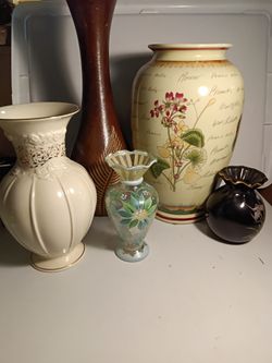 5 Used Vases