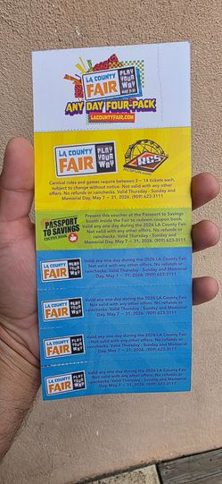 L.A. County Fair tickets