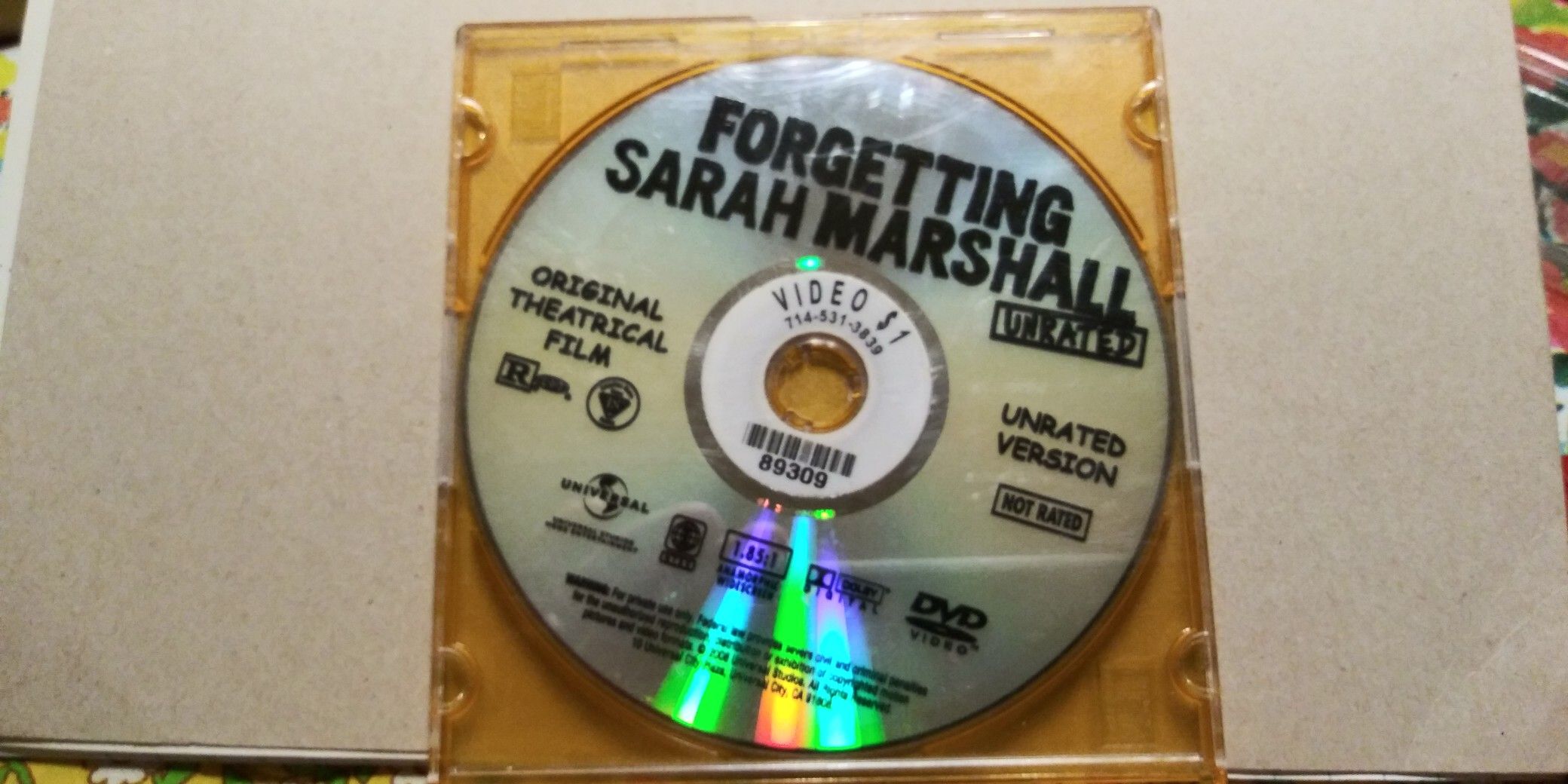 Forgetting Sarah Marshall dvd