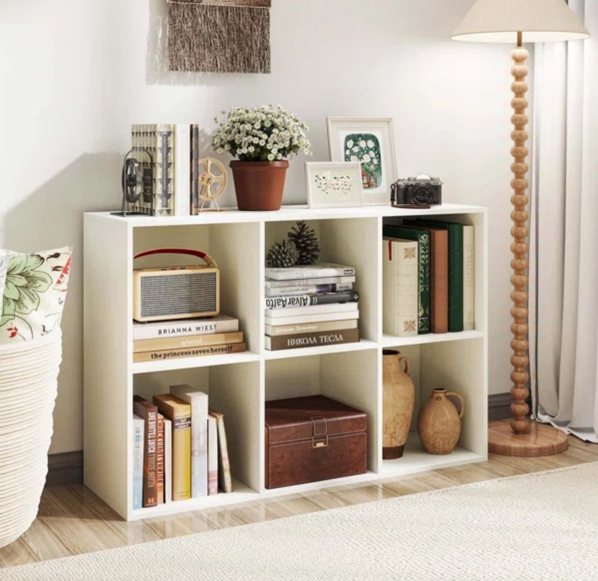 6- cube Bookcase