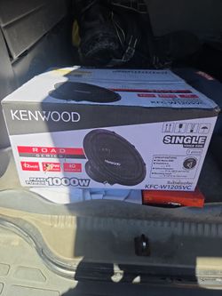 Kenwood speaker 12 inch 250 rms power