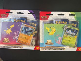 Pokemon 30th Tech Sticker Collection