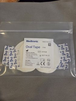 Minimed Oval Tape