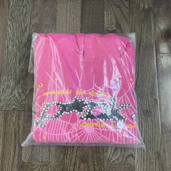 Sp5der P*nk Pink Hoodie 