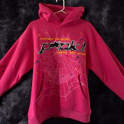 Sp5der P*nk V2 Hoodie 'Pink'