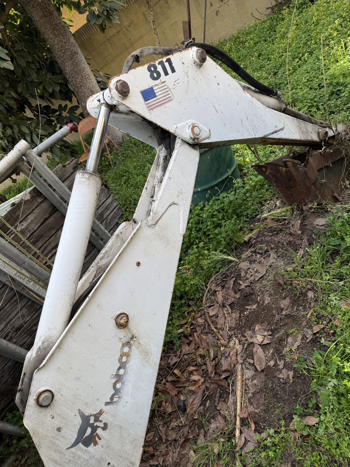 Bobcat 811 Backhoe Attachment for Skid Steer - Heavy Duty Excavator Arm