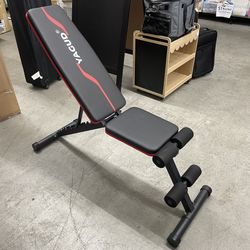 GVDV Adjustable Weight Bench for Full Body Workout, Foldable Bench for Home Gym Strength Training