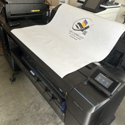 Hp Designjet T1530 36inch Wide Format Printer Color/black And White