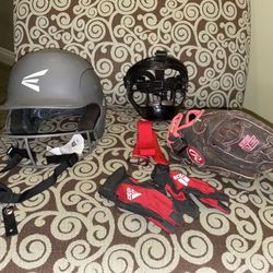 Softball / baseball lot of gear