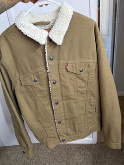 Mens Levis Sherpa Trucker Jacket  Size L