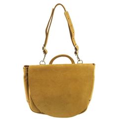 NEW Beige THE J. PETERMAN COMPANY Large Leather Mailbag Dead Stock