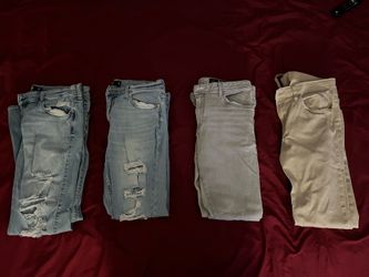 Uniqlo,  A/X, Hollister Pants