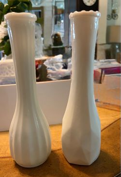 Milk Glass Vases