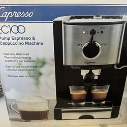 Capresso EC100 Espresso & Cappuccino Machine