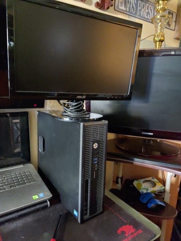 Lighting Fast Intel Core Hp Elitedesk 8Gb 128Gb Sad Drive