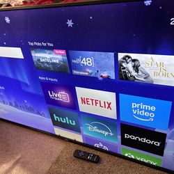 55” Roku TV with remote