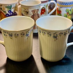 Set of 3 Royal Albert "Memory Lane" Fine Bone China Mugs