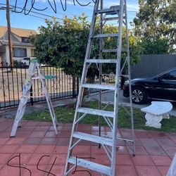 Excellent Condition, 8 Feet And More Sizes Available Werner Aluminum Ladder 🪜 