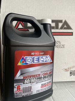 Antifreeze Coolant 50/50 heavy duty for trucks 1 gallon