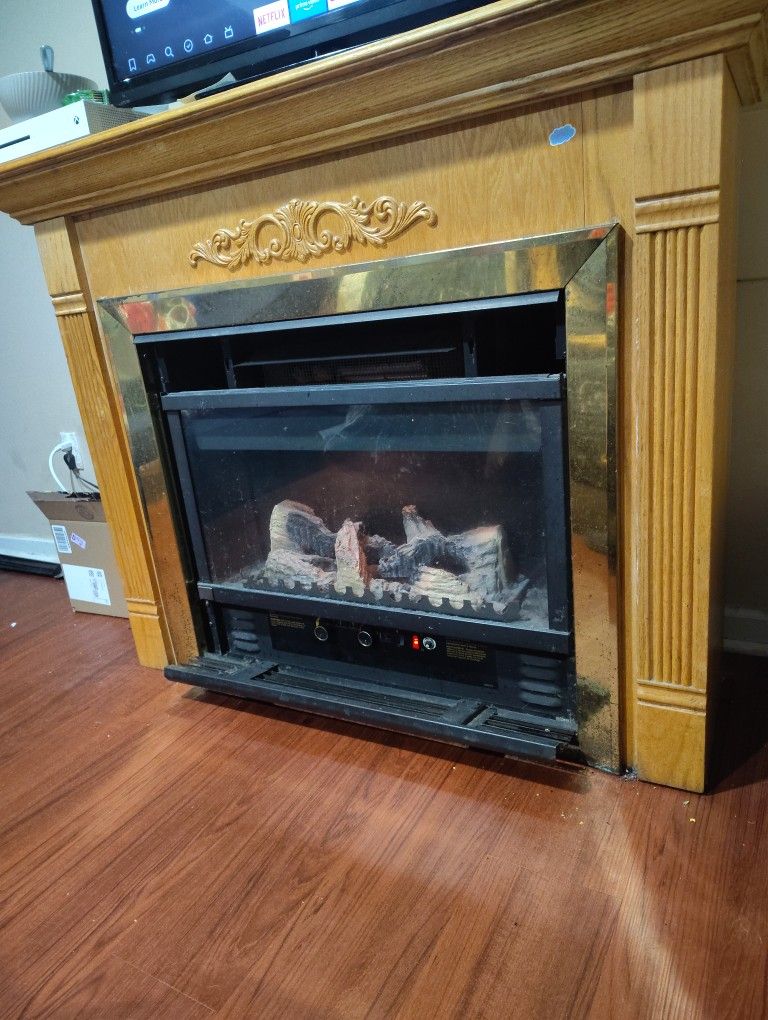 I'm Selling The Fireplace For $600Regular 1500Brand New