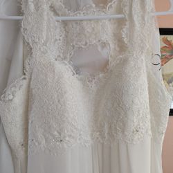 NEW Erose Bridal Wedding Dress - White - Size 8 US