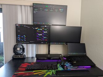 Complete plug and play gaming or work setup