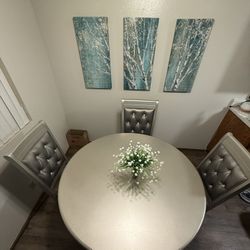 Moving sale $300 -dining room set; Wall Decor Sets $35 and  
