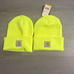 Knitted CarHart and North Face Beanies