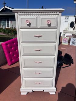 Refurbished wood dresser