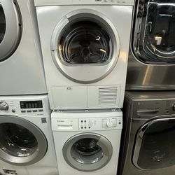 Bosch Apartment Size 24 inch Stackable Washer and Dryer Set