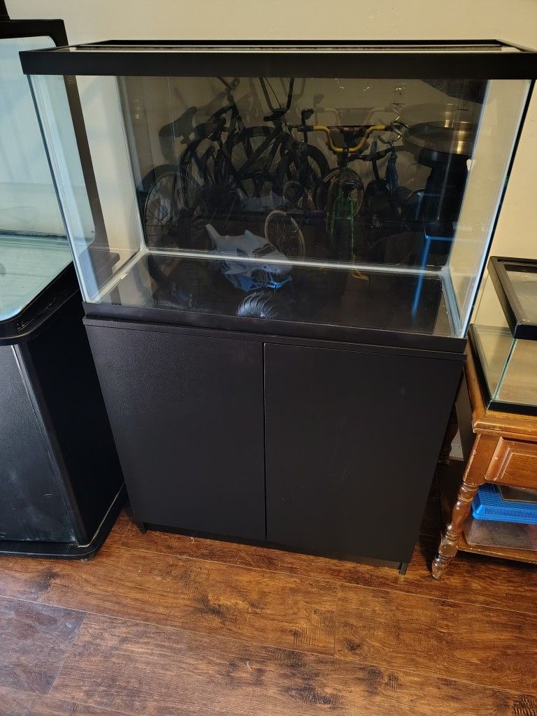 30 Gallon Aquarium Fish Tank With Stand